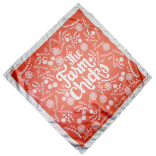 Soft Bandana Multi Use Silk Red Scarf Bandana